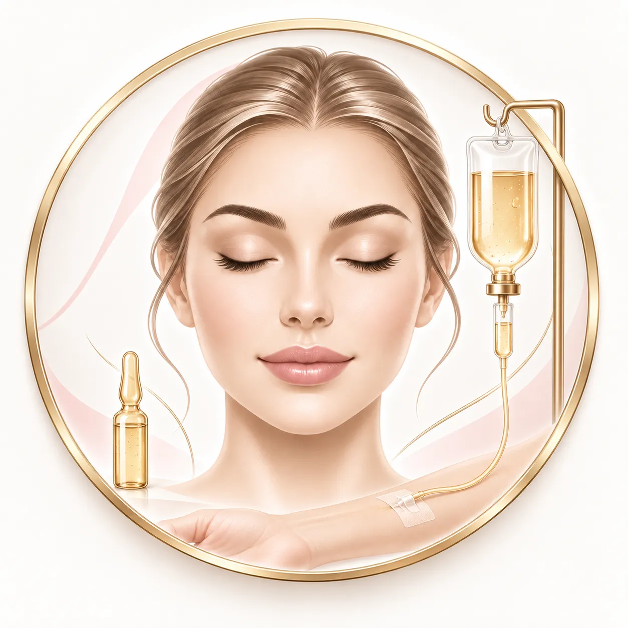 Ilustración del tratamiento de Sueroterapia