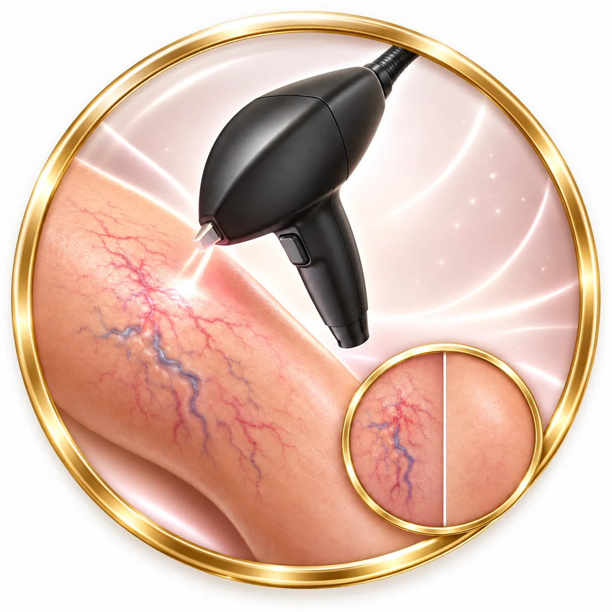 Ilustración del tratamiento de Vasculaze Max · Vascular